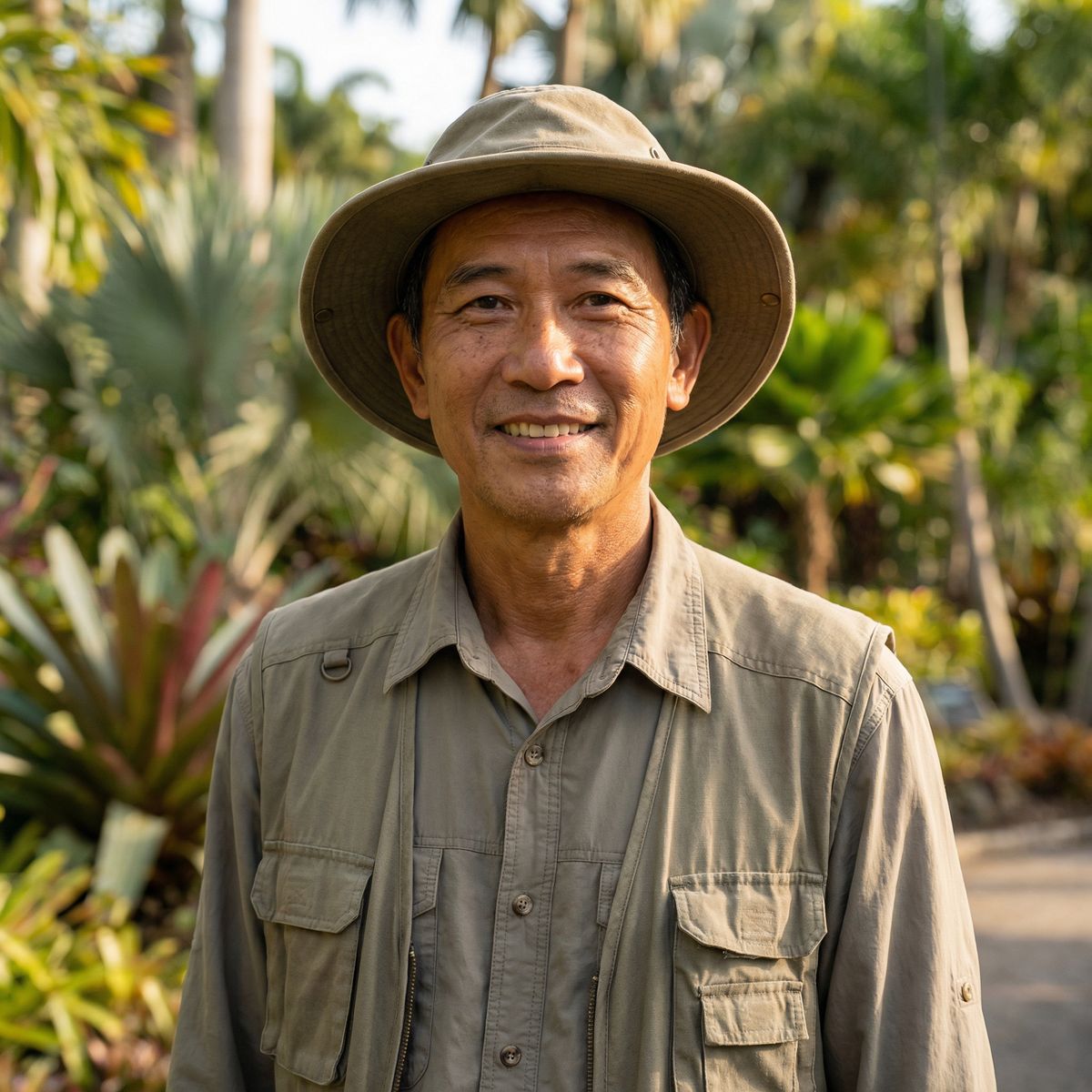 小马拉大车植物专家林建国